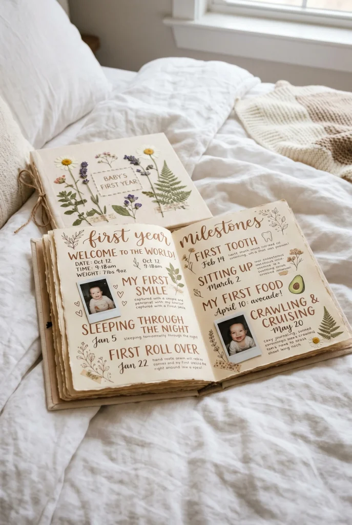 34 Heartfelt Handmade Baby Shower Gifts New Moms Will Treasure 13 10. DIY Baby Book