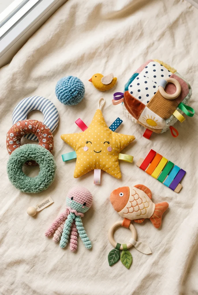 34 Heartfelt Handmade Baby Shower Gifts New Moms Will Treasure 18 15. Handmade Baby Sensory Toys
