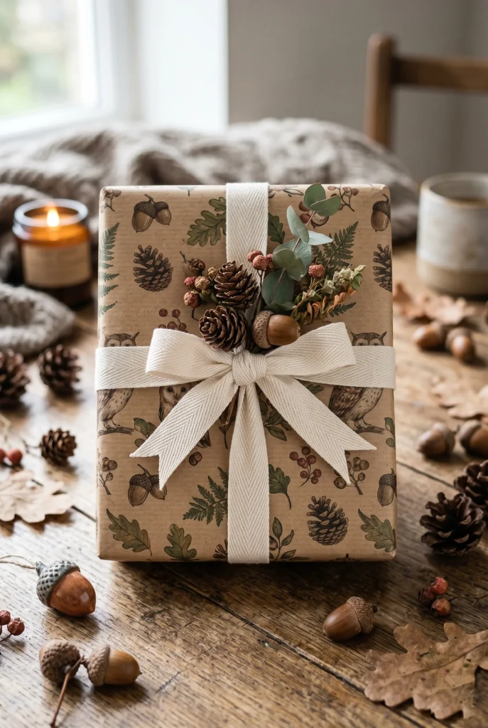 28 Creative Baby Shower Gift Wrapping Ideas She Will Love 17 16. Woodland Theme Wrap