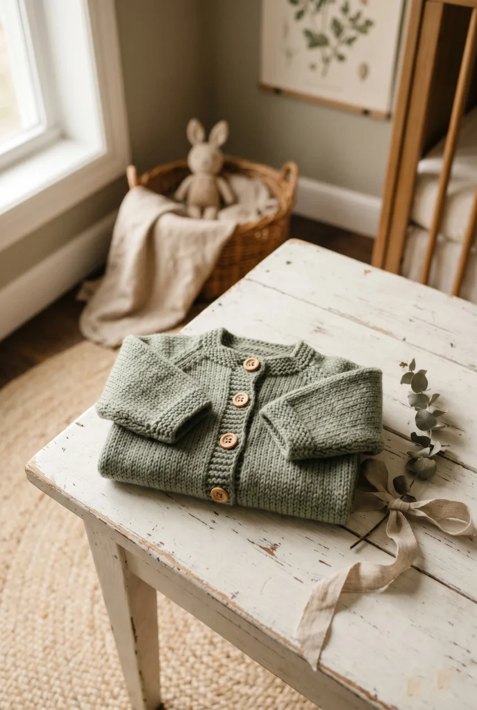 34 Heartfelt Handmade Baby Shower Gifts New Moms Will Treasure 20 17. Knitted Baby Cardigan