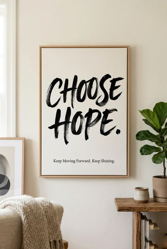 27 Stunning Canvas Art Painting Ideas for Every Skill Level 28 26. Word Art on Canvas