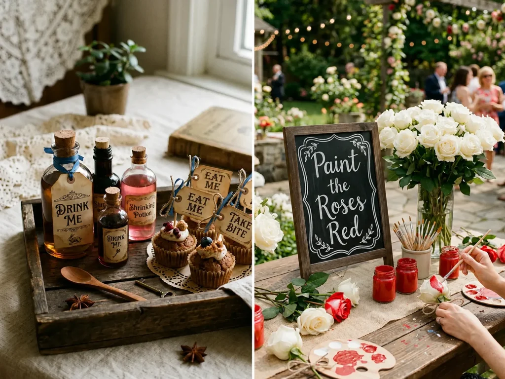 28 Whimsical Alice in Wonderland Party Decor Ideas feature