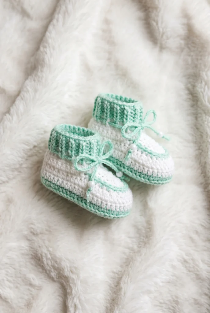 34 Heartfelt Handmade Baby Shower Gifts New Moms Will Treasure 6 3. Crochet Baby Booties