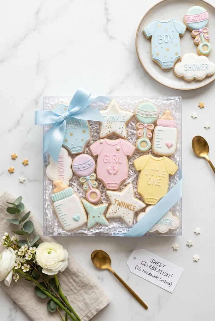 34 Heartfelt Handmade Baby Shower Gifts New Moms Will Treasure 36 33. Handmade Baby Shower Cookies