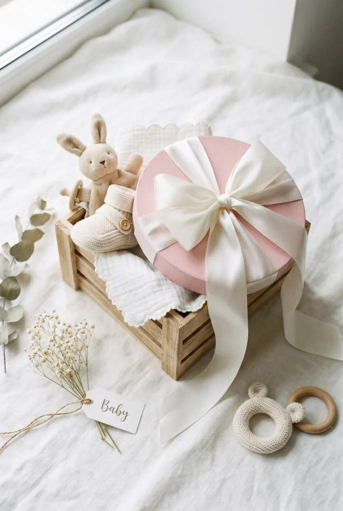 28 Creative Baby Shower Gift Wrapping Ideas She Will Love 6 5. Wooden Crate Gift Box
