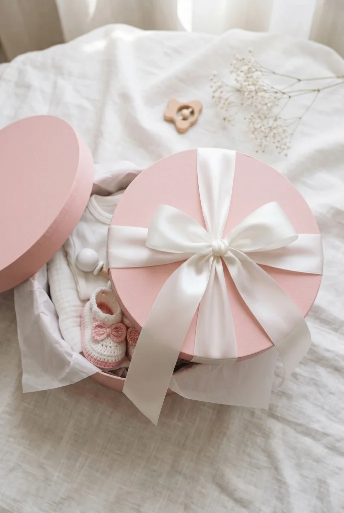 28 Creative Baby Shower Gift Wrapping Ideas She Will Love 7 6. Hat Box Presentation