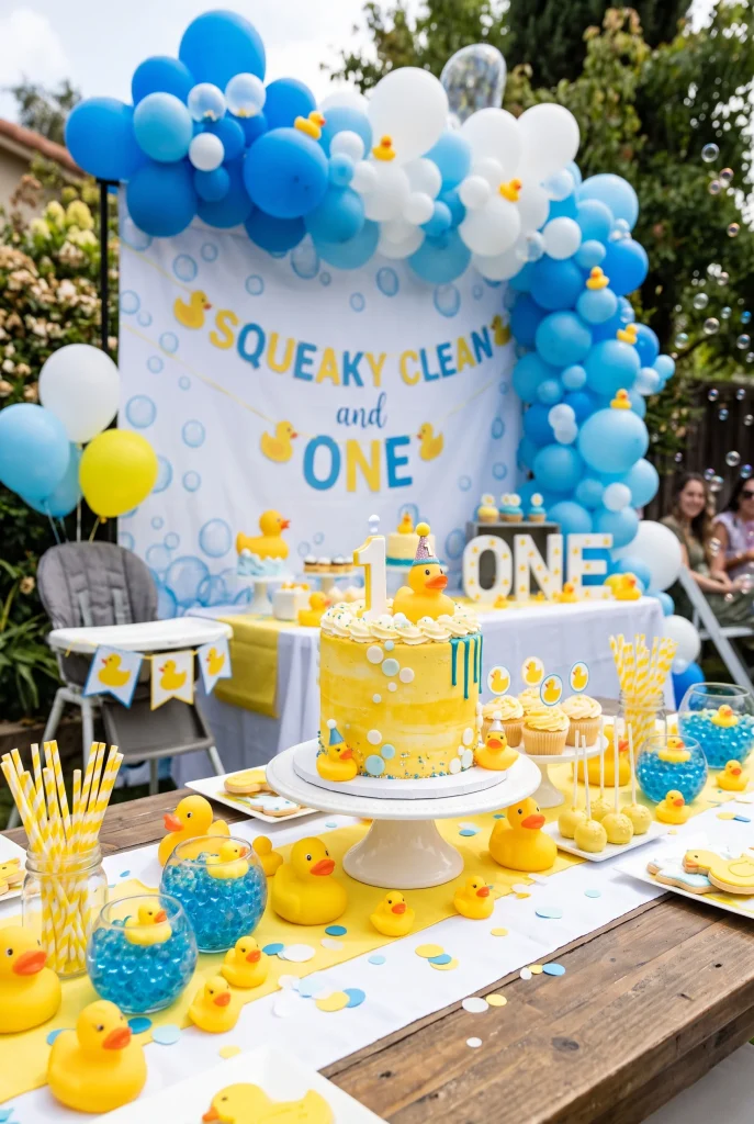 10. Rubber Ducky Splash Party