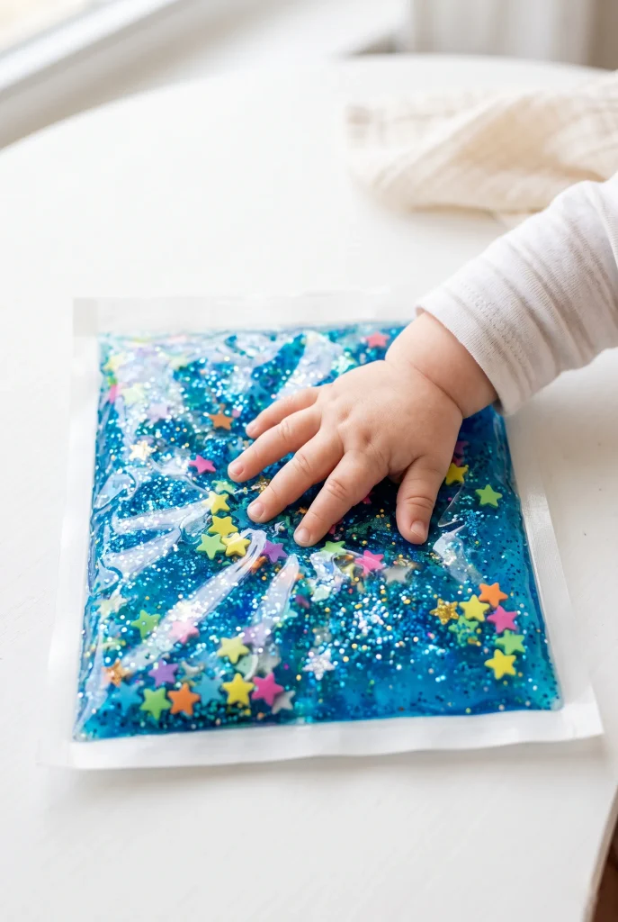 13 DIY Baby Toys You Can Make in Under an Hour 11 10. Water Sensory Bag