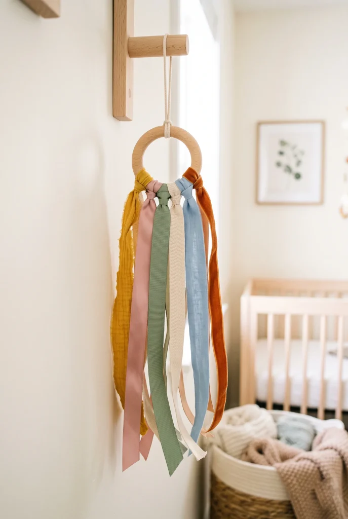 13 DIY Baby Toys You Can Make in Under an Hour 3 2. DIY Ribbon Ring