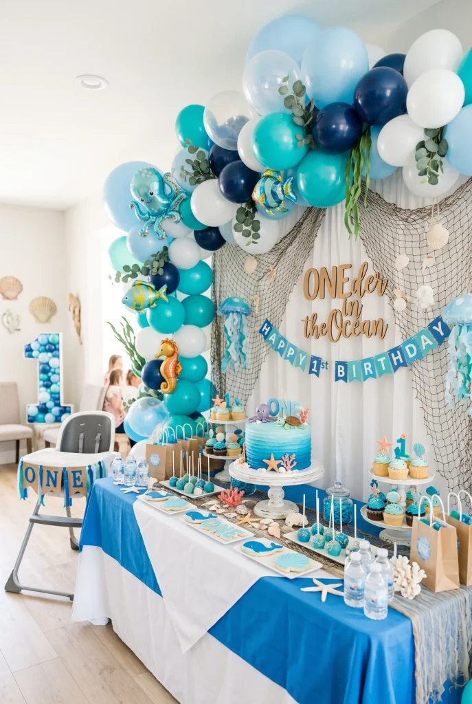 2. ONEder in the Ocean Under the Sea Theme