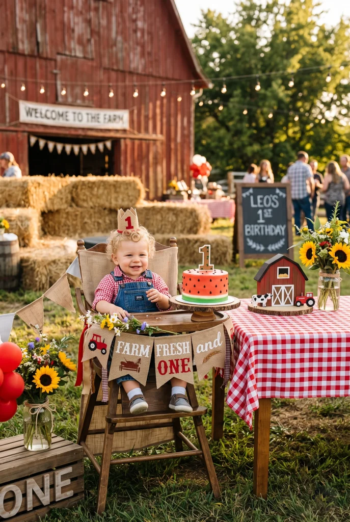4. Little Farmer First Birthday